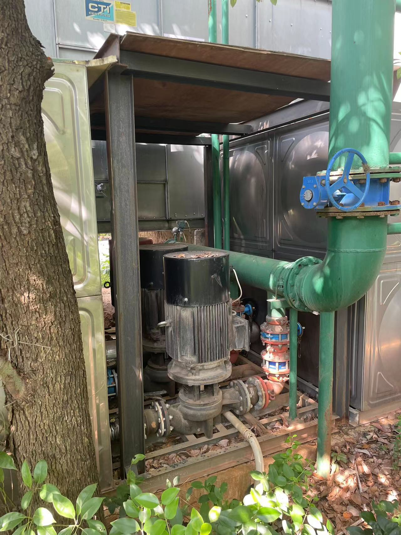 水泵房噪音源分析：水泵房噪聲是由水泵工作噪聲和電機噪聲引起的綜合噪聲源。