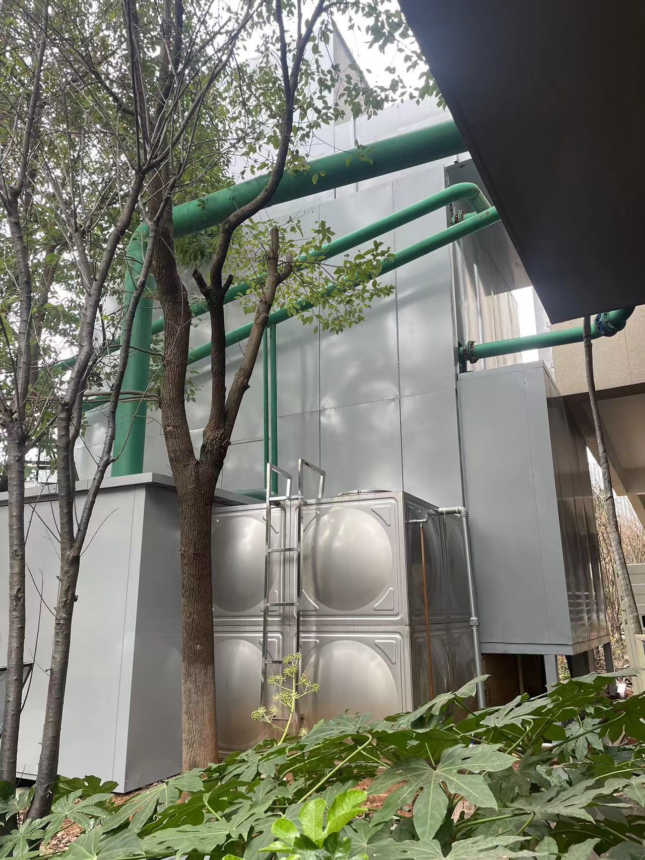 長沙冷卻塔噪音治理項目施工